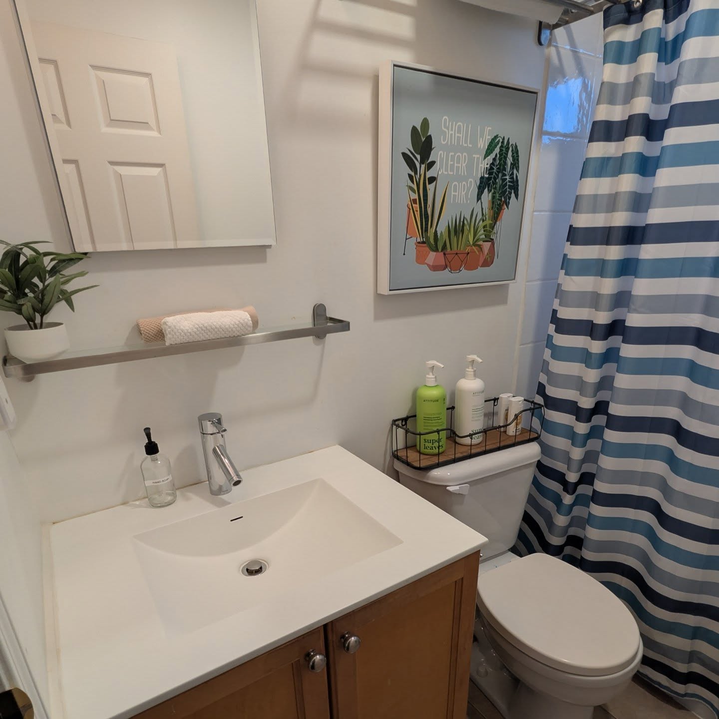 Bathroom after cleaning